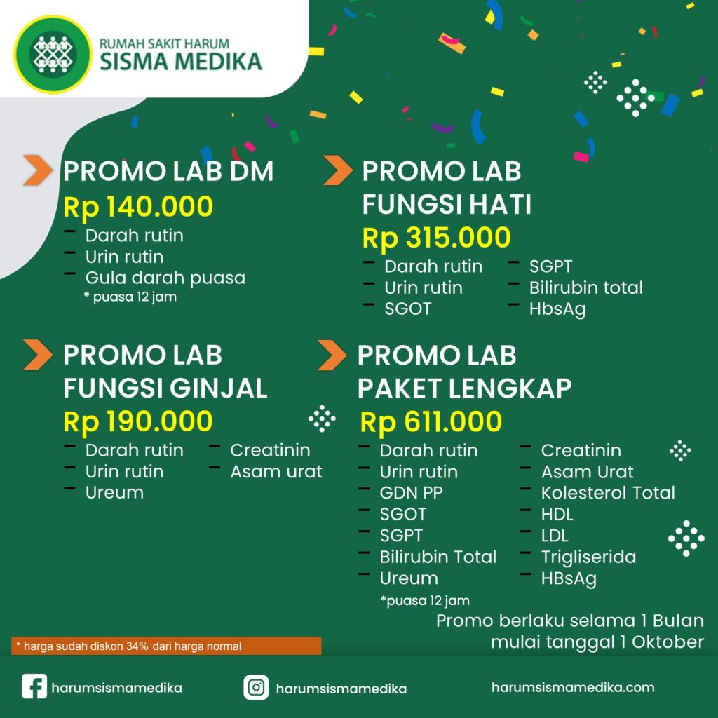 Promo Pemeriksaan Laboratorium